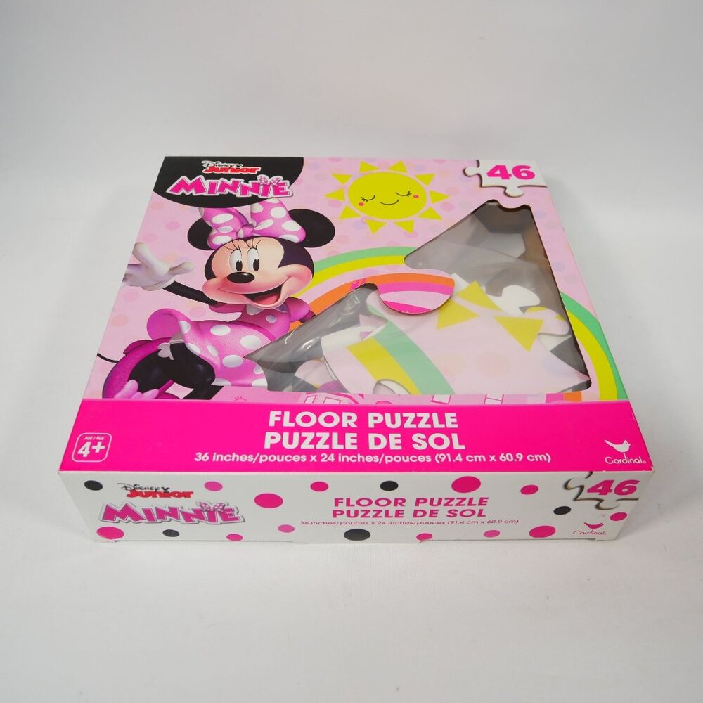 Disney Junior Minnie Mouse Floor Puzzle 46 Pieces - Size 36x24 inches - Picture 4 of 4